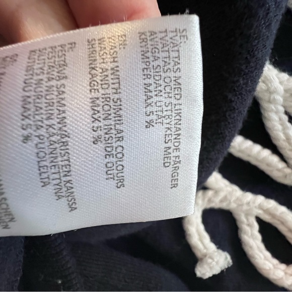 Maine Rope Hoodie-Navy Blue, size small - Picture 9 of 9